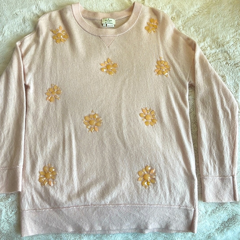 Kate Spade New York Crystal Embellished Sweater